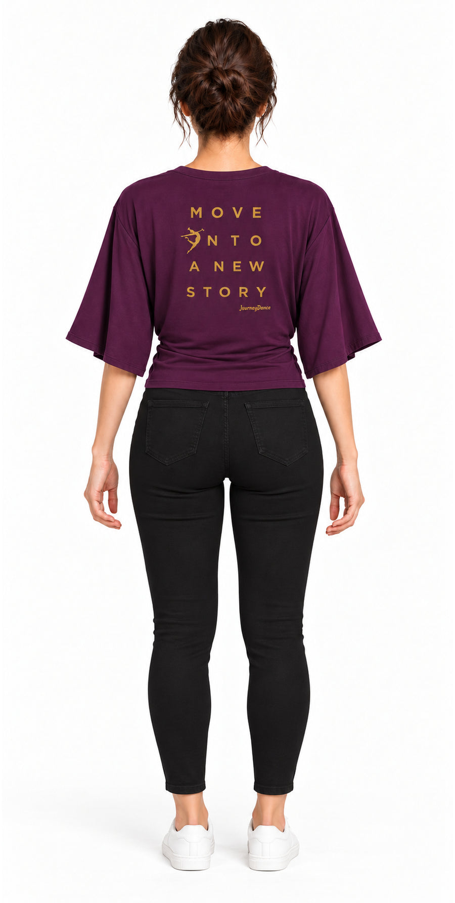 Bamboo Cotton Stretch Tie Kimono Jacket Plum