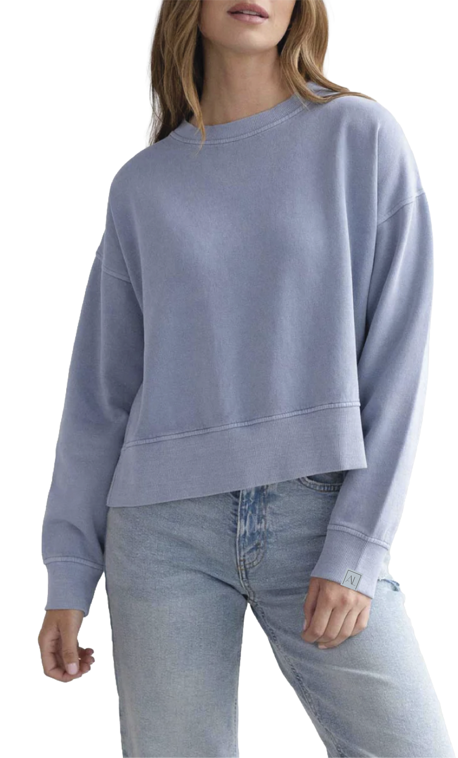 Malibu Women's Crew Sweatshirt in Ocean Blue