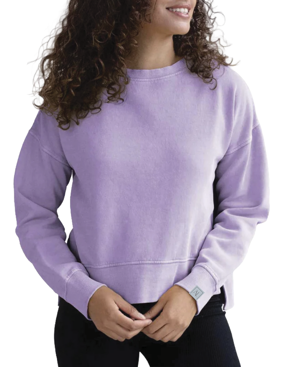 Malibu Women's Crew Sweatshirt in Orchid Lavender