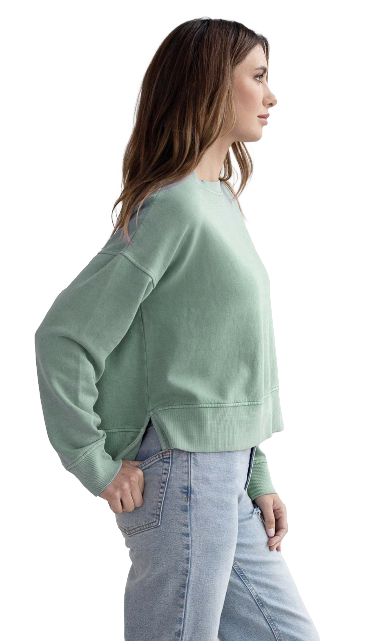 Malibu Women's Crew Sweatshirt in Orchid Lavender
