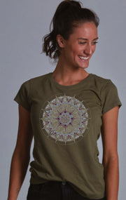 CUSTOM AL SILVER MANDALA DESIGN TOP CUSTOM WORDS