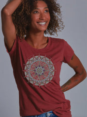 CUSTOM AL SILVER MANDALA DESIGN TOP CUSTOM WORDS