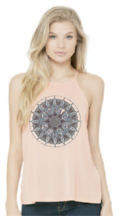 Mandala High Neck Tank