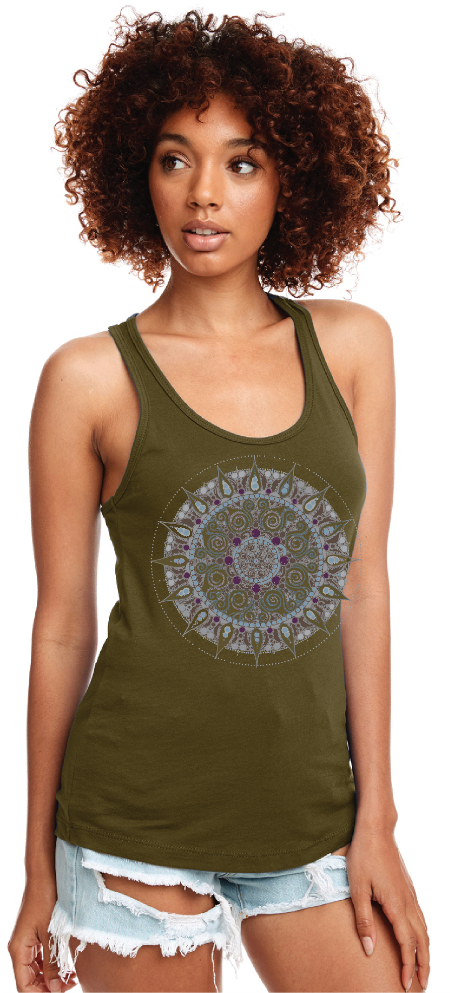 Mandala Racer Tank