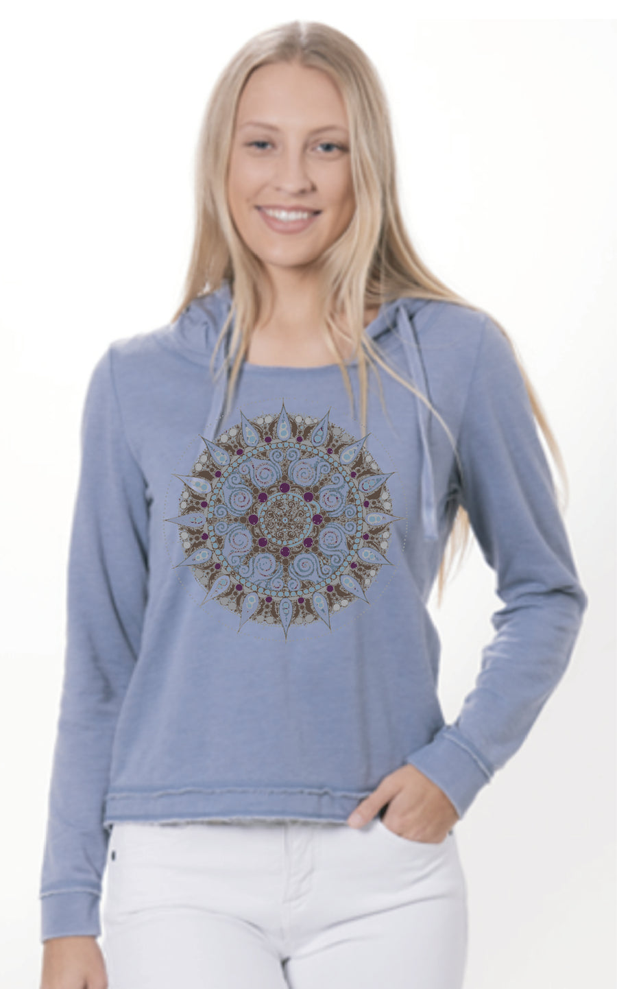 Mandala Womens Beach Hoodie