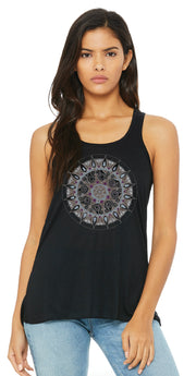 CUSTOM AL SILVER MANDALA DESIGN TOP CUSTOM WORDS