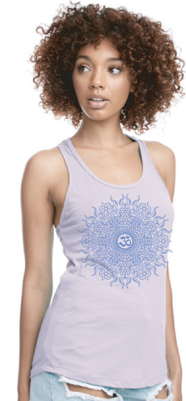 Om Wild Sun Racer Tank