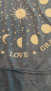 Moon & Stars Women's Vintage Fleece Hoodie
