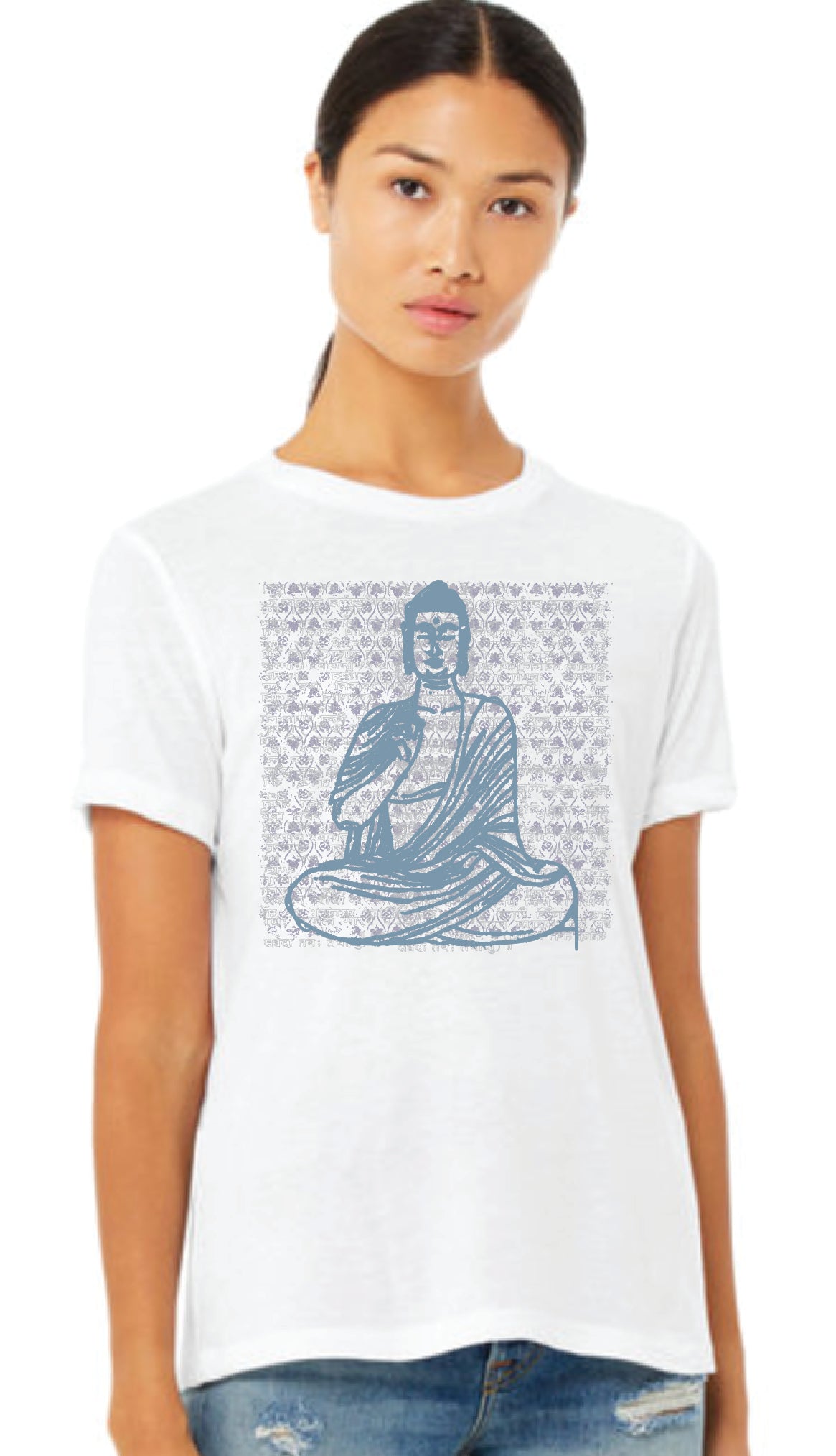 Vintage Temple Relaxed Womens Short Sleeve Tee