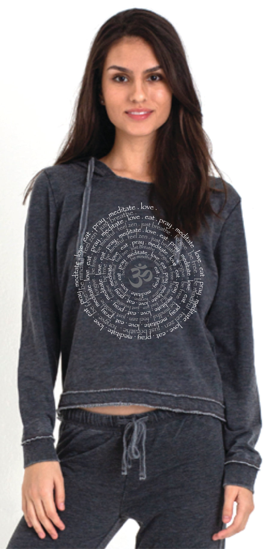 Eat Pray Love Spiral Hoodie