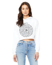 Zen Spiral Crop Hoodie