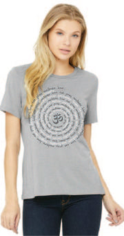 Eat Pray Love Spiral Relaxed Short Sleeve Tee